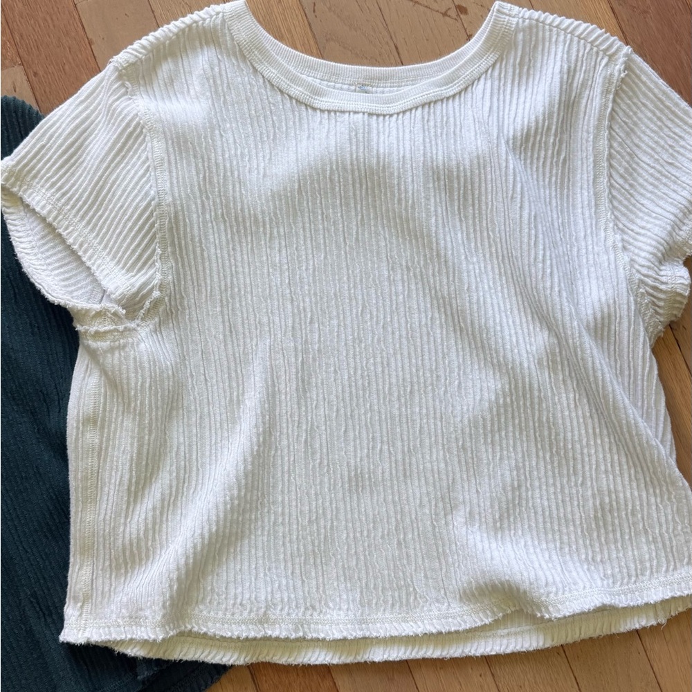 FP Ribbed Textured Tees (x2) - Picture 3 of 8